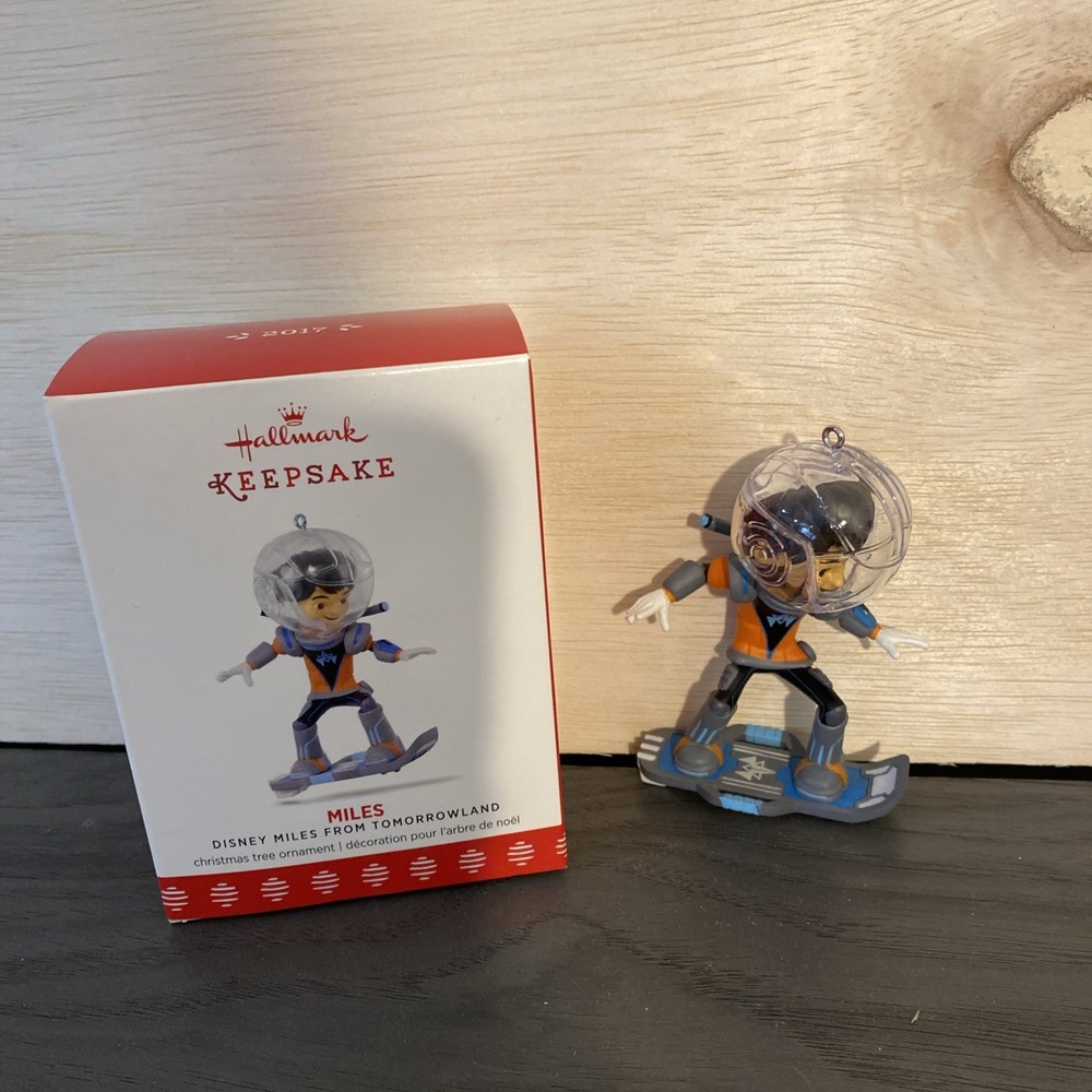 Hallmark Keepsake Ornament 2017 Miles Disney Miles from Tomorrowland Used